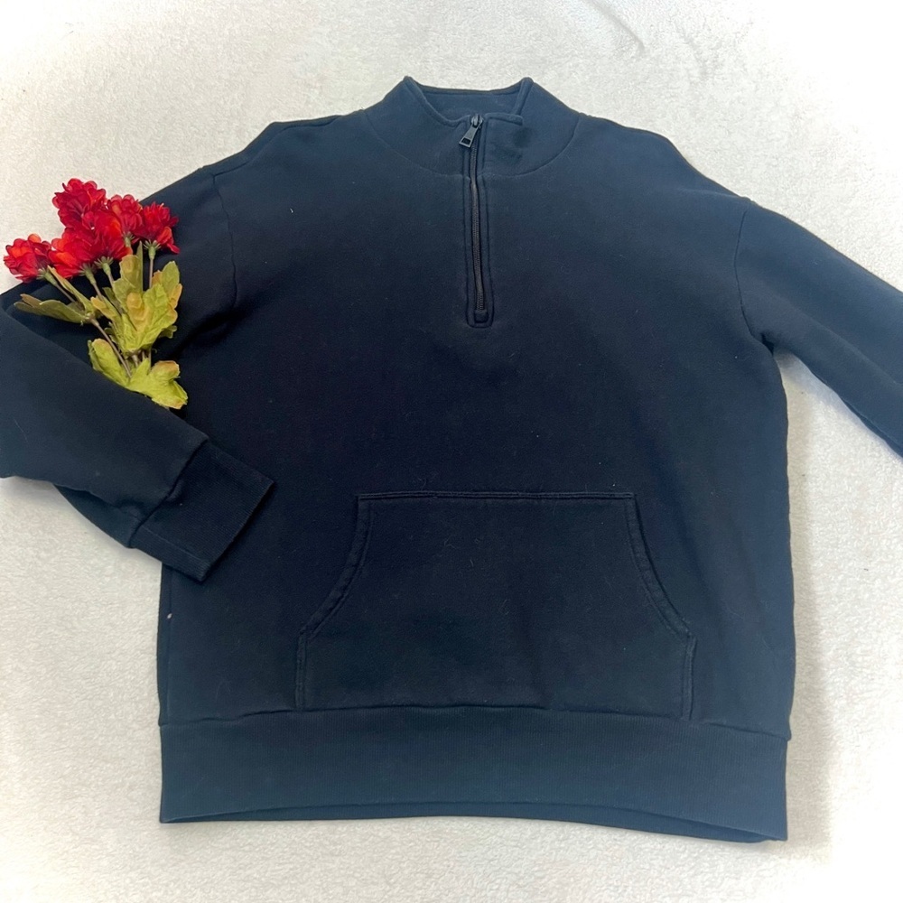 Beyond Yoga Black Recharge Quarter Zip Sweatshirt - XS